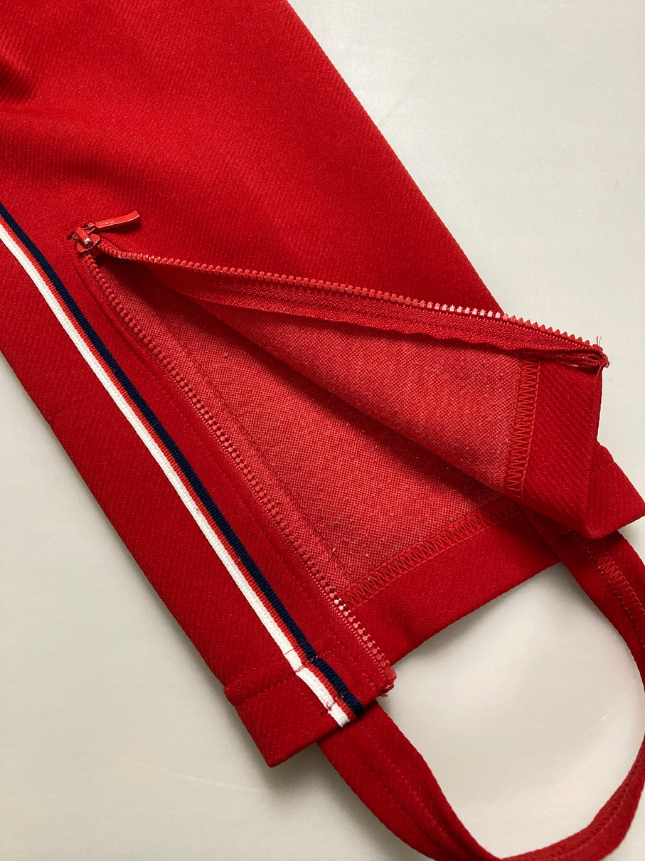 【中古品】【メンズ】 adidas アディダス ATS-195 西ドイツ製 70-80S TRACK PANTS トラックパンツ ボトムス 157-250713-AS-28-min サイズ：S カラー：レッド 万代Net店