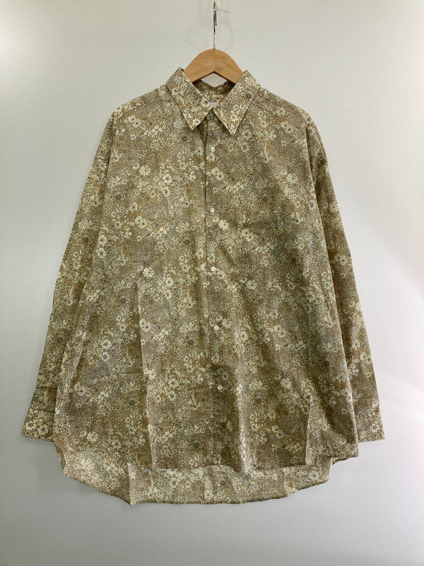 【中古品】【メンズ】  GRAPHPAPER 22SS OVERSIZED REGULAR COLOR SHIRT GM222-50001 グラフペーパー オーバーサイズ レギュラーカラーシャツ 長袖シャツ トップス 140-240514-yn-27-min サイズ：F 万代Net店