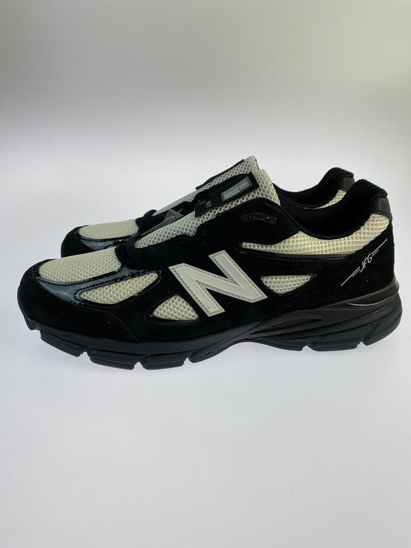 【中古美品】【メンズ】 NEW BALANCE ニューバランス ×JOE FRESHGOODS ジョー フレッシュグッズ U990JS4 990V4 OUTRO アウトロ スニーカー 靴 162-240517-jt-10-min サイズ：US 12 30cm カラー：BLACK/WHITE 万代Net店