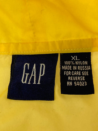 【中古品】【メンズ】  OLD GAP NYLON ANORAK JACKET ナイロン アノラック ジャケット  146-240704-me-02-min サイズ：XL カラー：イエロー 万代Net店