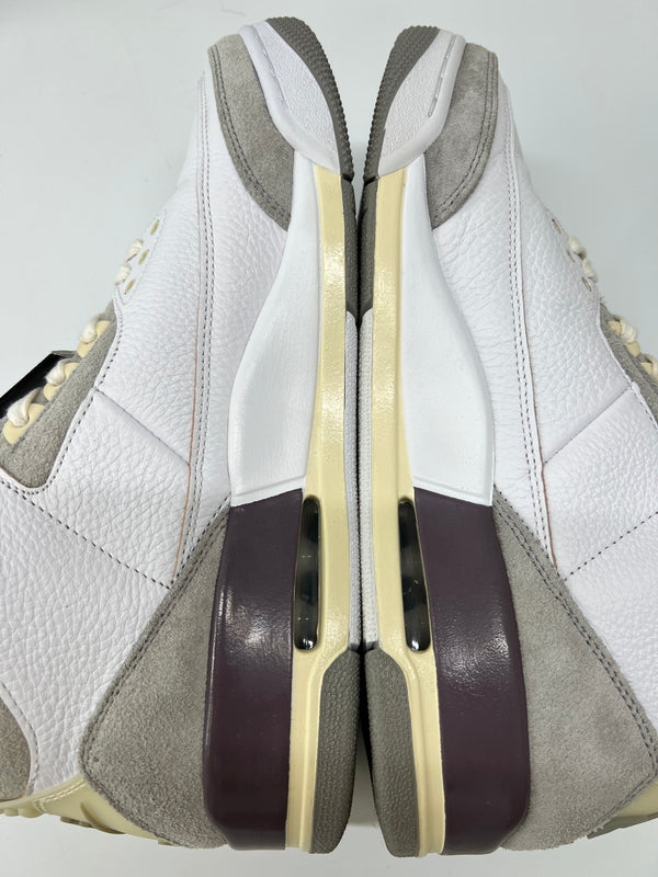 【中古美品】【メンズ】 NIKE ナイキ × A MA MANIERE ア マ マニエール 別注 コラボ WMNS AIR JORDAN 3 RETRO SP DH3434-110 ウィメンズ エアジョーダン 3 レトロ スペシャル スニーカー 靴 160-260725-kk-10-hon カラー：WHITE/WHITE-MEDIUM GREY 万代Net店