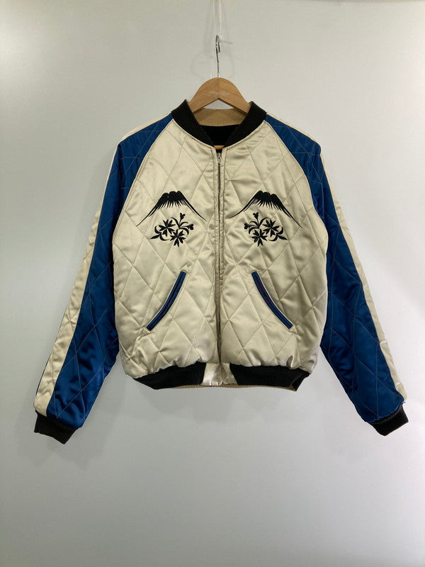 【中古品】【メンズ】  TAILOR TOYO REVERSIBLE SOUVENIR JACKET M18485 テーラー東洋 白虎 龍 日本地図 鷹リバーシブル スーベニアジャケット スカジャン アウター 145-240516-yn-11-min サイズ：M カラー：ブラック/アイボリー 万代Net店