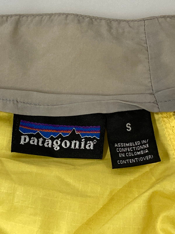 【中古品】【メンズ】 patagonia パタゴニア VELOCITY O2 JACKET29104 ベロシティオーツージャケット ライトアウター 144-241012-yn-06-min サイズ：S カラー：イエロー 万代Net店