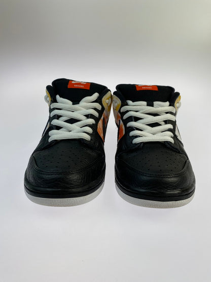 【中古品】【メンズ】 NIKE SB ナイキエスビー DUNK LOW PRO QS BQ6832-001 ダンク ロー プロ クイックストライク スニーカー 靴 160-240517-yn-10-min サイズ：28.5cm US10.5 カラー：BLACK/BLACK-ORANGE FLASH 万代Net店