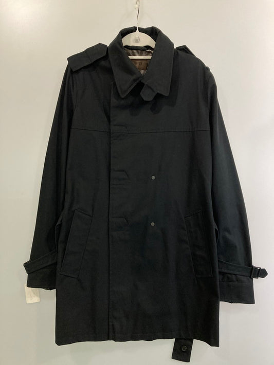 【中古品】【レディース】  REISS リース TWILL BELTED 3GK コート ツイル素材 ベルテッド 169-241121-cn-05-min サイズ：M カラー：ブラック 万代Net店