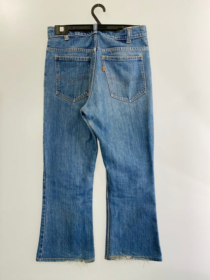 【中古】【メンズ】 Levi's リーバイス オレンジタブ 42TALON ボタン裏16 70’S FLARE DENIM PANT 70年代 フレア デニムパンツ  ボトムス 157-240806-jt-20-min サイズ：サイズ不明 カラー：インディゴ 万代Net店