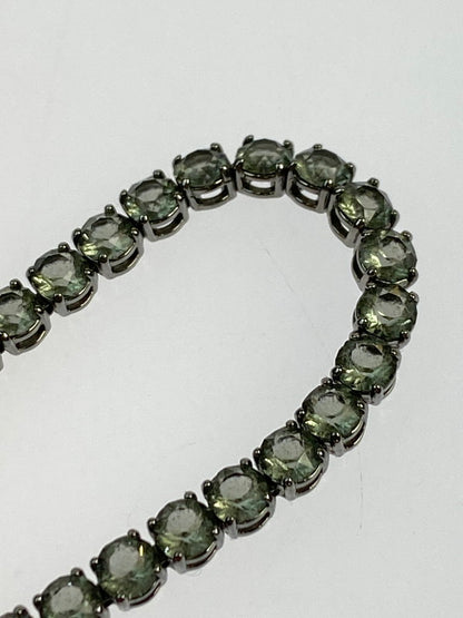 【中古美品】【レディース】 SWAROVSKI スワロフスキー TENNIS DELUXE BRACELET 5514655 テニス デラックス ブレスレット アクセサリー 192-240521-yn-18-min カラー：シルバー 万代Net店