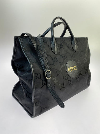 【中古品】【メンズ/レディース】 GUCCI グッチ OFF THE GRID 2WAY オフザグリット 鞄 トートバッグ 180-240513-jt-12-min カラー：ブラック 万代Net店