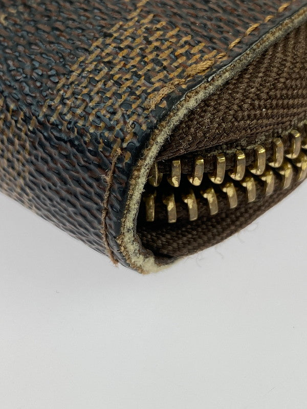 【LIFTる。景品】【中古品】【メンズ】 LOUIS VUITTON ルイ・ヴィトン ダミエ ジッピー オーガナイザー N60003 VI0085 長財布 179-240617-yn-05-min カラー：ブラウン 万代Net店