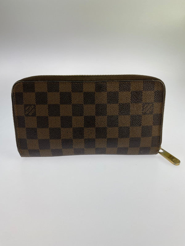 【LIFTる。景品】【中古品】【メンズ】 LOUIS VUITTON ルイ・ヴィトン ダミエ ジッピー オーガナイザー N60003 VI0085 長財布 179-240617-yn-05-min カラー：ブラウン 万代Net店