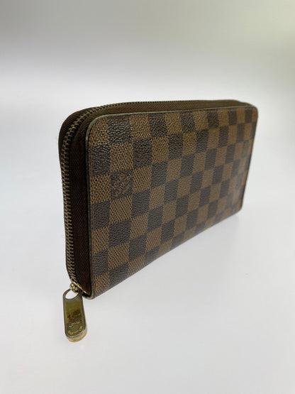 【LIFTる。景品】【中古品】【メンズ】 LOUIS VUITTON ルイ・ヴィトン ダミエ ジッピー オーガナイザー N60003 VI0085 長財布 179-240617-yn-05-min カラー：ブラウン 万代Net店