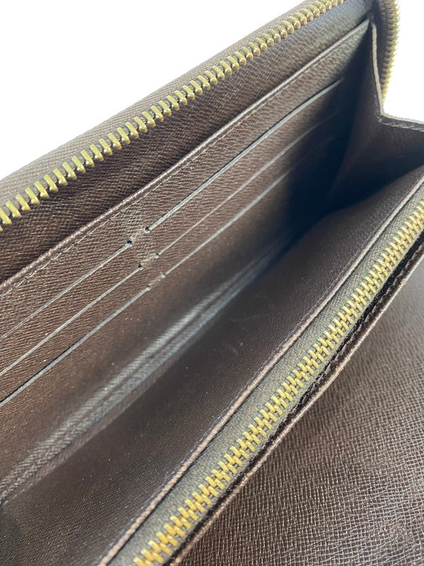 【LIFTる。景品】【中古品】【メンズ】 LOUIS VUITTON ルイ・ヴィトン ダミエ ジッピー オーガナイザー N60003 VI0085 長財布 179-240617-yn-05-min カラー：ブラウン 万代Net店