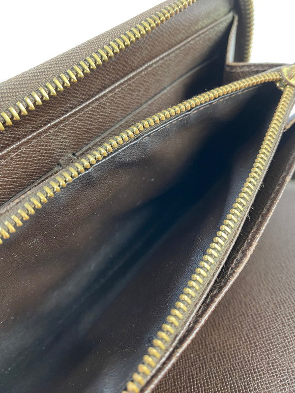 【LIFTる。景品】【中古品】【メンズ】 LOUIS VUITTON ルイ・ヴィトン ダミエ ジッピー オーガナイザー N60003 VI0085 長財布 179-240617-yn-05-min カラー：ブラウン 万代Net店