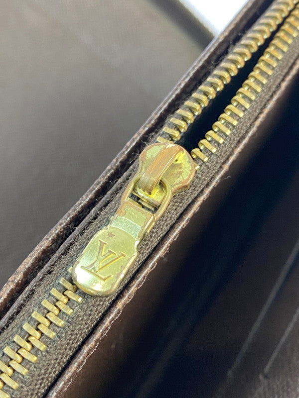 【LIFTる。景品】【中古品】【メンズ】 LOUIS VUITTON ルイ・ヴィトン ダミエ ジッピー オーガナイザー N60003 VI0085 長財布 179-240617-yn-05-min カラー：ブラウン 万代Net店