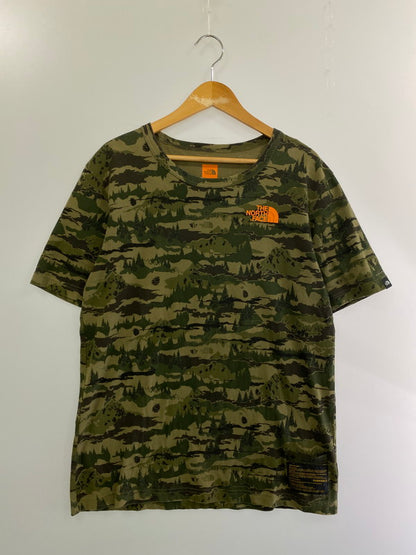 【中古品】【メンズ】 THE NORTH FACE ザ・ノースフェイス ×MAHARISHI×BE@RBRICK NT32681M トリプルコラボTEE 144-241010-ks-01-min サイズ：M カラー：カモ柄 万代Net店