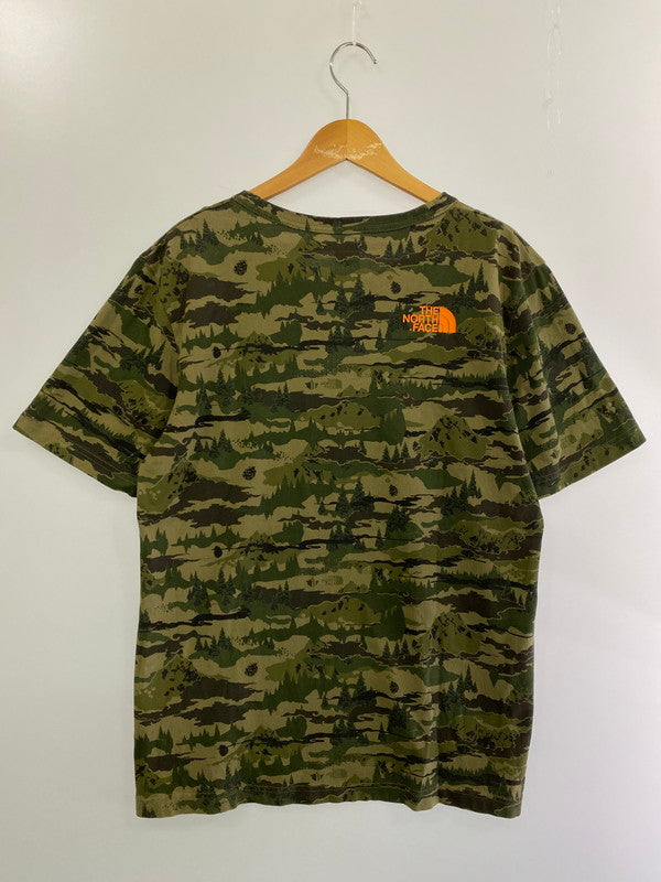 【中古品】【メンズ】 THE NORTH FACE ザ・ノースフェイス ×MAHARISHI×BE@RBRICK NT32681M トリプルコラボTEE 144-241010-ks-01-min サイズ：M カラー：カモ柄 万代Net店