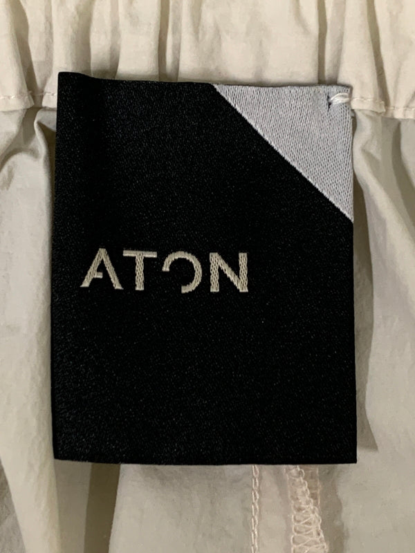 【中古品】【メンズ】 ATON エイトン VENTYLE NYLON PANTS ベンタイル ナイロン パンツ 6922313 メンズ ボトムス 151-260704-hu-27-min サイズ：04 カラー：ホワイト 万代Net店