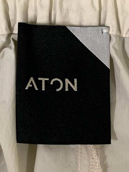 【中古品】【メンズ】 ATON エイトン VENTYLE NYLON PANTS ベンタイル ナイロン パンツ 6922313 メンズ ボトムス 151-260704-hu-27-min サイズ：04 カラー：ホワイト 万代Net店