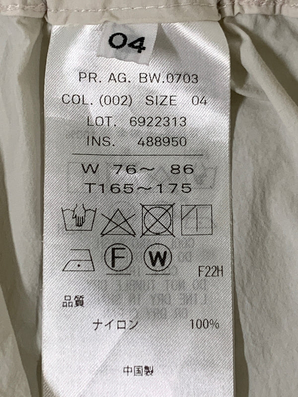 【中古品】【メンズ】 ATON エイトン VENTYLE NYLON PANTS ベンタイル ナイロン パンツ 6922313 メンズ ボトムス 151-260704-hu-27-min サイズ：04 カラー：ホワイト 万代Net店