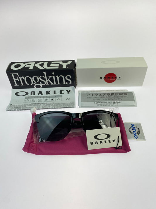 【中古品】【メンズ/レディース】 OAKLEY オークリー FROGSKINS LITE SUNGLASSES OO9374-4063 フロッグスキンライト サングラス 203-240628-me-09-min サイズ：63□10 138 カラー：ブラック系 万代Net店