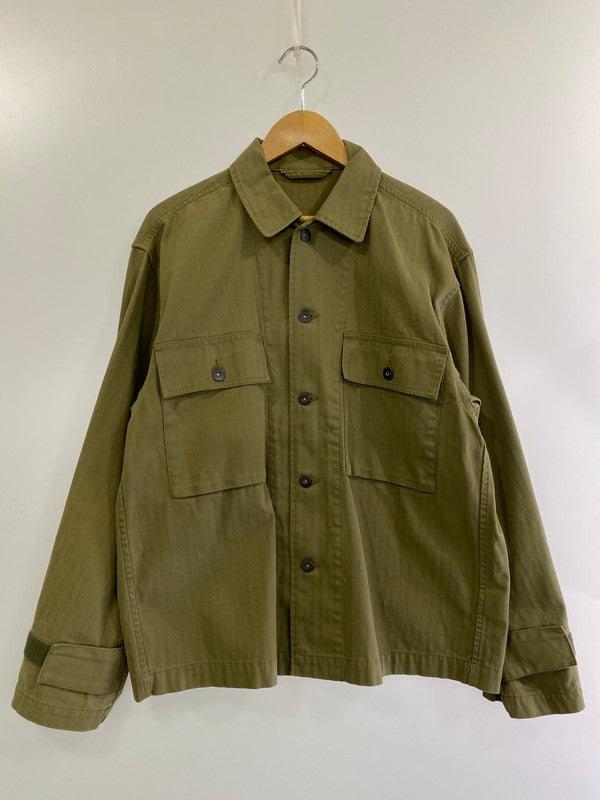 【中古品】【メンズ】 Adam et Rope WILD LIFE TAILOR アダムエロペワイルドテーラー GPG-51040-B MILITARY JACKET ミリタリージャケット 140-241011-cn-3-min サイズ：M カラー：カーキ 万代Net店