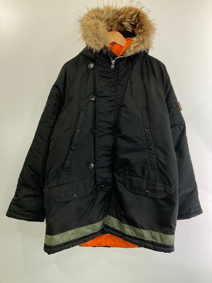 【中古品】【メンズ】  OLD STUSSY × SPIEWAK 90's N-3B FLIGHT JACKET ステューシー スピワック フライトジャケット アウター OUTDOORタグ 142-240523-yn-14-min サイズ：M カラー：ブラック 万代Net店