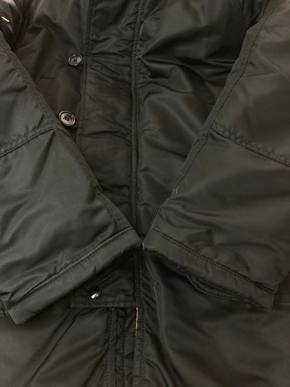 【中古品】【メンズ】  OLD STUSSY × SPIEWAK 90's N-3B FLIGHT JACKET ステューシー スピワック フライトジャケット アウター OUTDOORタグ 142-240523-yn-14-min サイズ：M カラー：ブラック 万代Net店