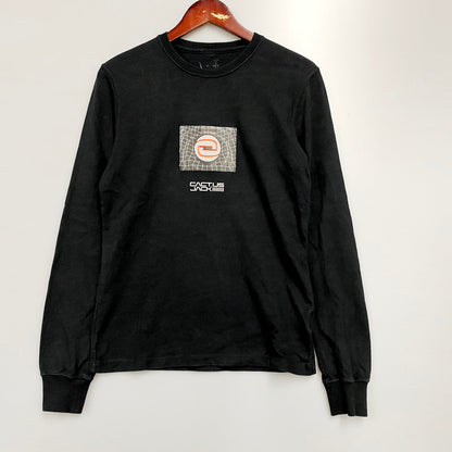 【中古品】【メンズ】 NIKE ナイキ TRAVIS SCOTT CACUT.US CORP AS U NRG BH LS TEE DO6354-010 トラヴィススコット 長袖Tシャツ プリント コラボ トップス 142-240712-ay-13-izu サイズ：S カラー：ブラック 万代Net店