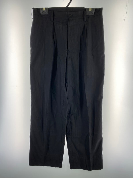 【中古品】【メンズ】 Y's ワイズ MZ-P-03-106 STRIPE SLACKS ストライプスラックス ボトムス 151-240522-ab-03-min サイズ：3 カラー：ブラック系ストライプ 万代Net店