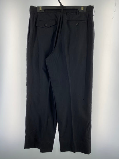 【中古品】【メンズ】 Y's ワイズ MZ-P-03-106 STRIPE SLACKS ストライプスラックス ボトムス 151-240522-ab-03-min サイズ：3 カラー：ブラック系ストライプ 万代Net店