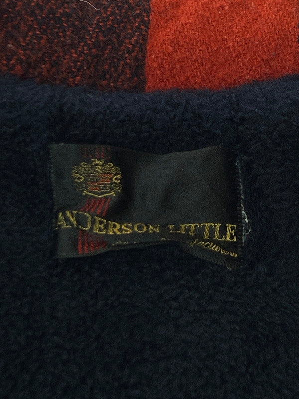 【現状渡し品】【メンズ】 ANDERSON-LITTLE リトルアンデルセン 60S BUFFALO CHECK HUNTING JACKET チェックジャケット アウター 146-240831-ks-36-min サイズ：サイズ不明 カラー：レッド系 万代Net店