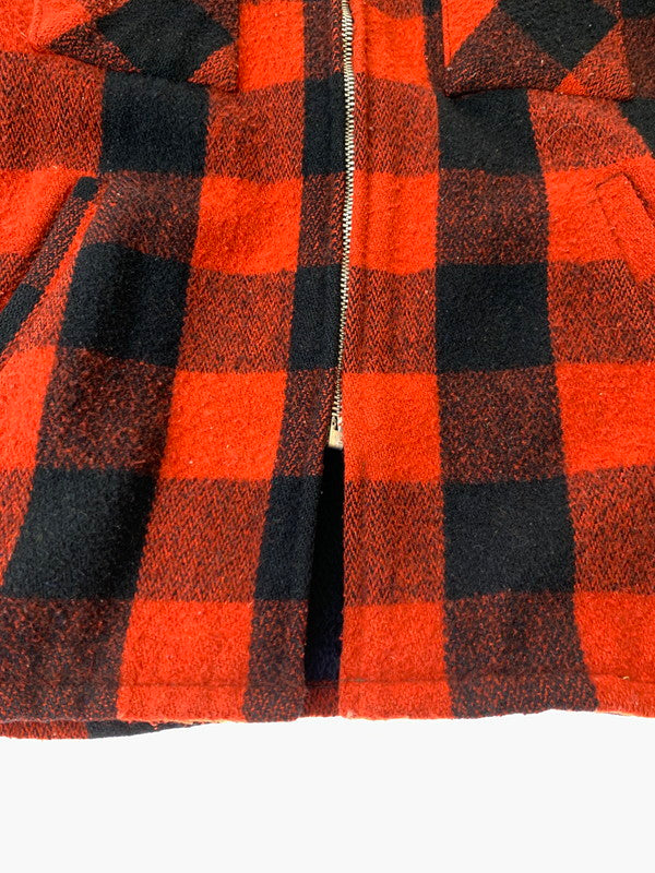 【現状渡し品】【メンズ】 ANDERSON-LITTLE リトルアンデルセン 60S BUFFALO CHECK HUNTING JACKET チェックジャケット アウター 146-240831-ks-36-min サイズ：サイズ不明 カラー：レッド系 万代Net店