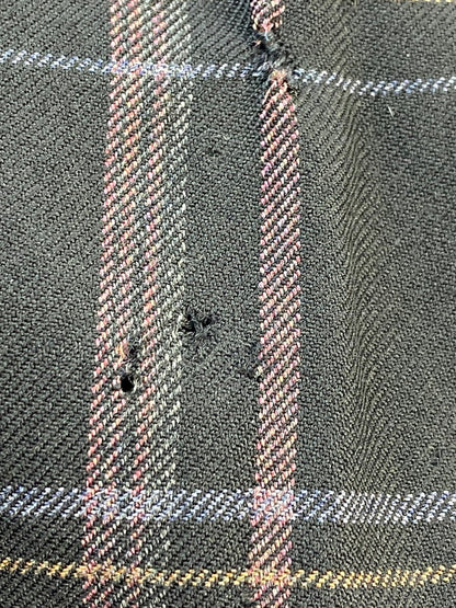 【中古品】【メンズ】 COMME des GARCONS HOMME コムデギャルソンオム HP-08034S AD1990 90S YZIP CHECK SLACKS チェック柄スラックス ボトムス 151-240522-ab-02-min サイズ：S カラー：ブラック系チェック柄 万代Net店