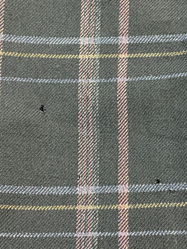 【中古品】【メンズ】 COMME des GARCONS HOMME コムデギャルソンオム HP-08034S AD1990 90S YZIP CHECK SLACKS チェック柄スラックス ボトムス 151-240522-ab-02-min サイズ：S カラー：ブラック系チェック柄 万代Net店