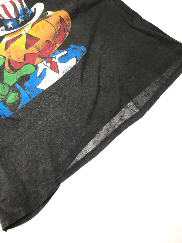 【現状渡し品】【メンズ】 USED 80's HELLOWEEN PUMPKINS FLY FREE 88～89 TOUR T-SHIRT 80年代 ハロウィン パンプキンズ フライフリー 88~89 ツアー Tシャツ 146-251113-rt-02-tag サイズ：不明 カラー：ブラック 万代Net店