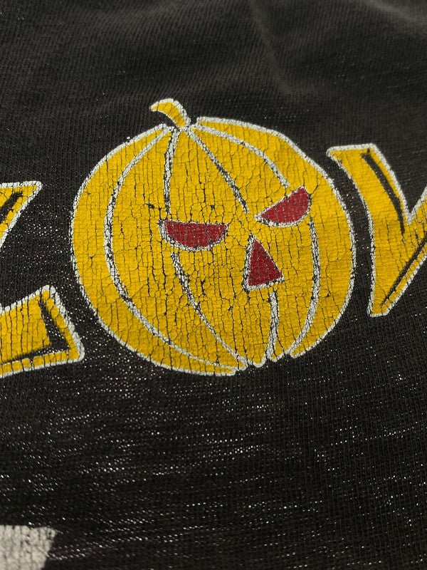 【中古品】【メンズ】  USED 80S"HELLOWEEN"PUNPKINS FLY FREE 88-89 TOUR T-SHIRT ハロウィン 1988-1989 ツアーTシャツ メタルバンド バンT 146-240617-cn-14-min カラー：ブラック 万代Net店