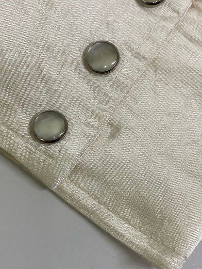 【現状渡し品】【レディース】 H BAR C エイチバーシー 60-70S WESTERN SHIRT ウエスタンシャツ 長袖トップス 170-250103-me-15-min サイズ：36 カラー：クリーム 万代Net店