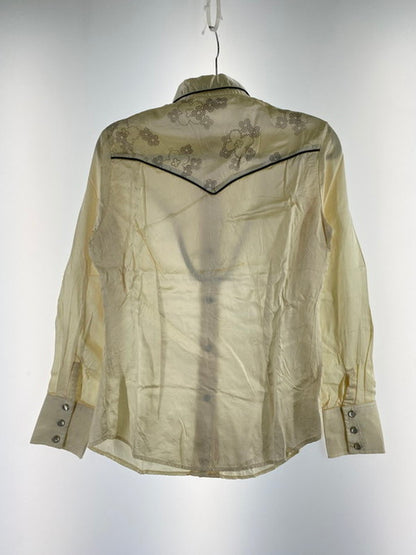 【現状渡し品】【レディース】 H BAR C エイチバーシー 60-70S WESTERN SHIRT ウエスタンシャツ 長袖トップス 170-250103-me-15-min サイズ：36 カラー：クリーム 万代Net店