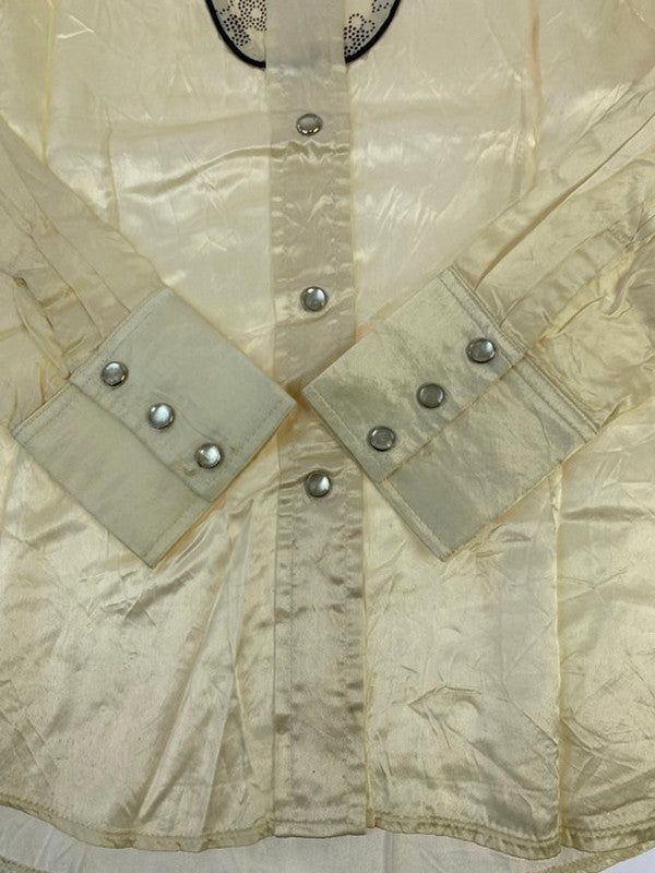 【現状渡し品】【レディース】 H BAR C エイチバーシー 60-70S WESTERN SHIRT ウエスタンシャツ 長袖トップス 170-250103-me-15-min サイズ：36 カラー：クリーム 万代Net店