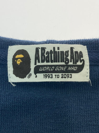 【中古品】【メンズ】 A BATHING APE アベイシングエイプ SHARK FULL ZIP PARKA 001ZPG302505X シャーク フルジップパーカー トップス 142-240520-yn-06-min カラー：ネイビー 万代Net店