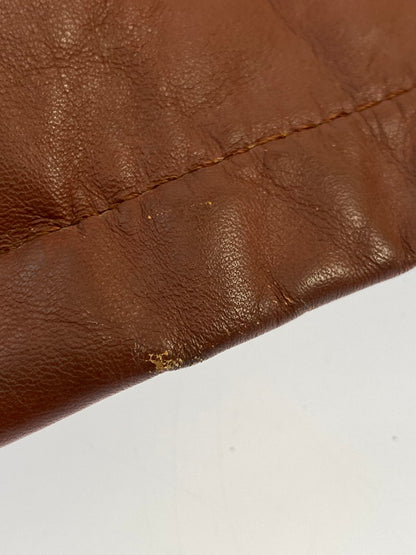 【現状渡し品】【メンズ】 R.SHERMAN アール シャーマン 70S SINGLE LEATHER COAT 1970年代 シングル レザー コート ヴィンテージ メンズ アウター 146-260410-KS-22-min サイズ：不明 カラー：ブラウン系 万代Net店