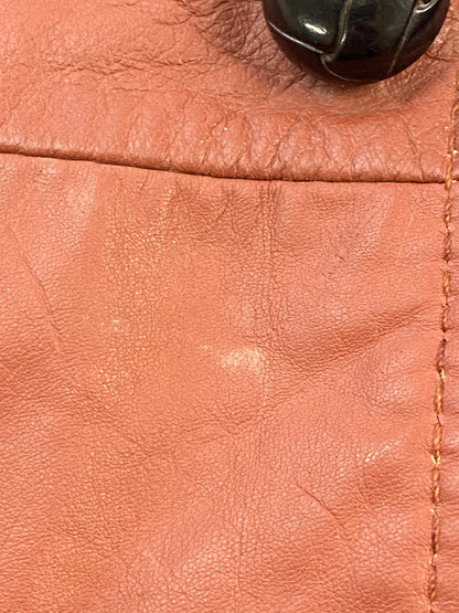 【現状渡し品】【メンズ】 R.SHERMAN アール シャーマン 70S SINGLE LEATHER COAT 1970年代 シングル レザー コート ヴィンテージ メンズ アウター 146-260410-KS-22-min サイズ：不明 カラー：ブラウン系 万代Net店