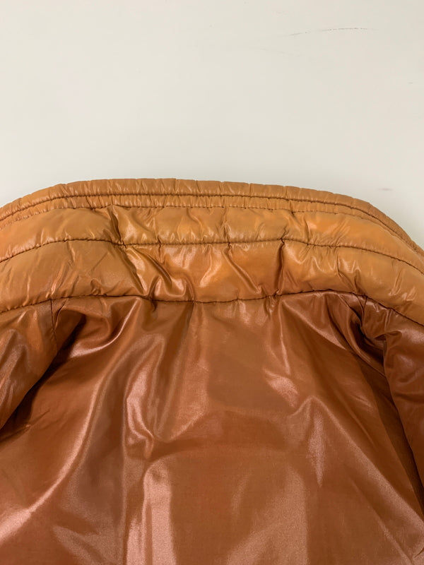 【現状渡し品】【メンズ】 UNKNOWN USED ユーズド 推定50-60S DOWN JACKET 推定50-60年代 ダウンジャケット 棒型TALON アウター 146-260617-yn-22-min サイズ：M カラー：ブラウン 万代Net店