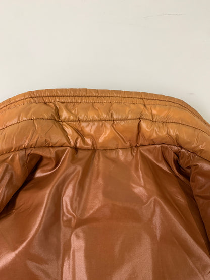 【現状渡し品】【メンズ】 UNKNOWN USED ユーズド 推定50-60S DOWN JACKET 推定50-60年代 ダウンジャケット 棒型TALON アウター 146-260617-yn-22-min サイズ：M カラー：ブラウン 万代Net店