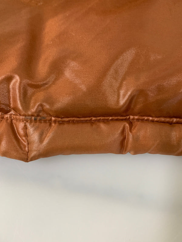 【現状渡し品】【メンズ】 UNKNOWN USED ユーズド 推定50-60S DOWN JACKET 推定50-60年代 ダウンジャケット 棒型TALON アウター 146-260617-yn-22-min サイズ：M カラー：ブラウン 万代Net店