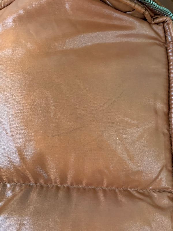 【現状渡し品】【メンズ】 UNKNOWN USED ユーズド 推定50-60S DOWN JACKET 推定50-60年代 ダウンジャケット 棒型TALON アウター 146-260617-yn-22-min サイズ：M カラー：ブラウン 万代Net店