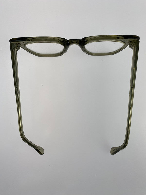 【中古品】【メンズ】  U.S.SAFETY GLASS 60-70's AMERICAN OPTICAL 6M PI Z87 セーフティグラス PI刻印 眼鏡 メガネ 203-240603-yn-03-min カラー：オリーブグリーン（クリア） 万代Net店