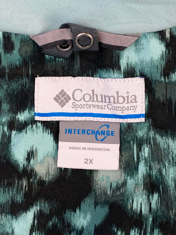 【現状渡し品】【メンズ】 Columbia コロンビア POLYESTER FIBER JACKET ポリエステル ジップアップジャケット アウター  144-240604-yn-11-min サイズ：2X カラー：グリーン系 万代Net店