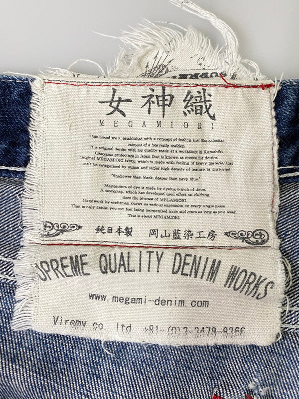 【中古品】【メンズ】 VIRGO ヴァルゴ DENIM ”女神織”DENIM PANT デニムパンツ ボトムス 156-240903-AS-12-min カラー：インディゴ 万代Net店