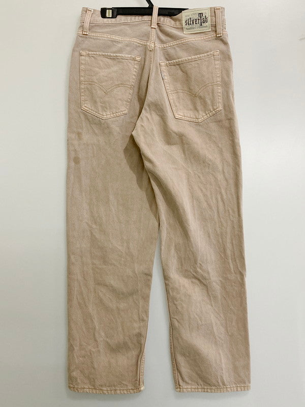 【中古品】【レディース】 Levi's リーバイス -SILVER TAB- A3518-0001 94 BAGGY STONE WASH バギー ストーンウォッシュ ボトムス 171-240813-me-24-min サイズ：27×29 カラー：ベージュ 万代Net店